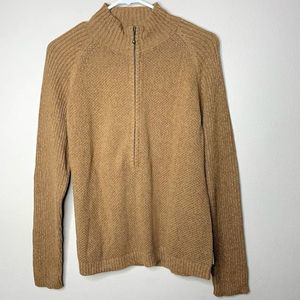 Woolrich Ramie Cotton Half Zip Knitted Sweater